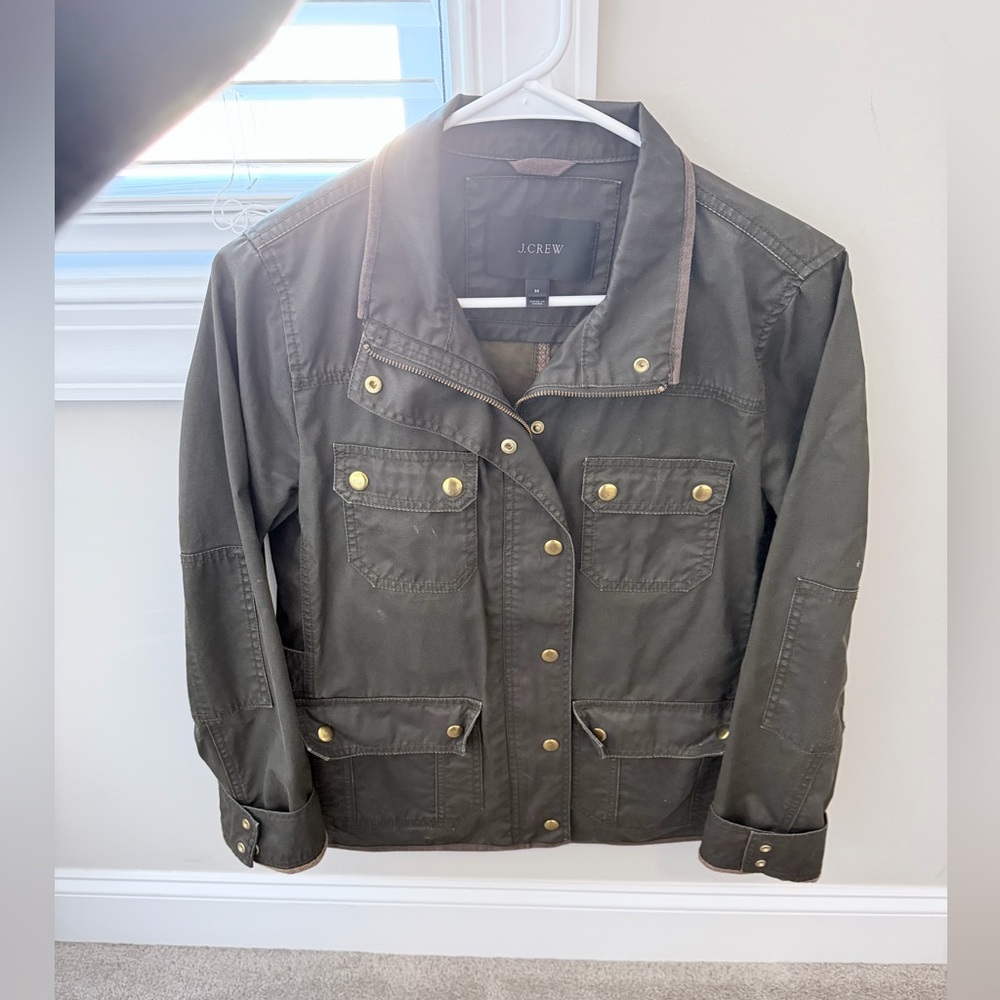 J. Crew Women's Olive Utility Jacket